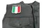 Patch, Embroidered Patch (Iron-On or Sew-On), Italia Shield Flag (Italian), 2.5" x 3.25"